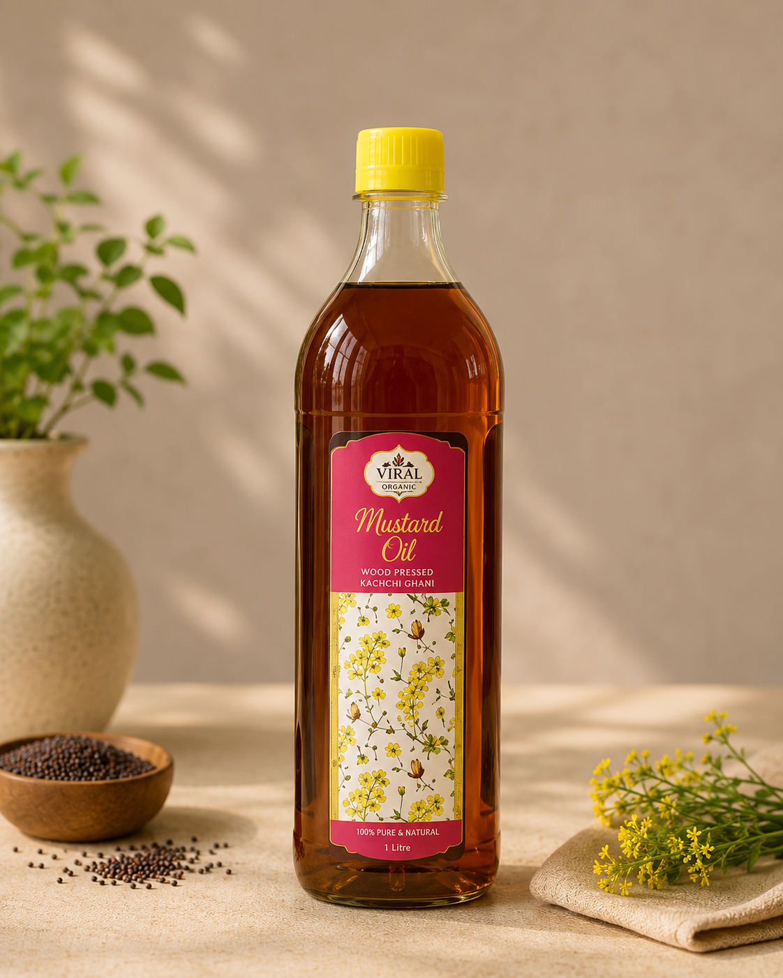 Lakshmi Cold Pressed Mustard Oil