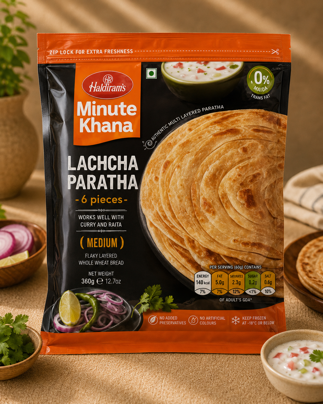Haldirams Lachcha Paratha 360g