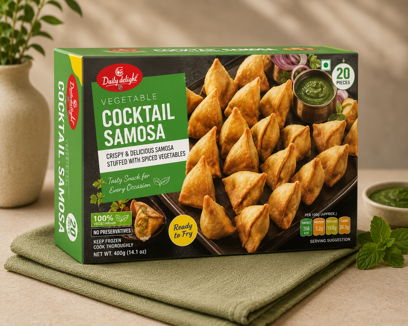 Haldirams Cocktail Samosa 650g