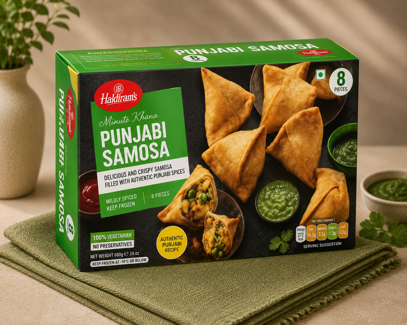 Haldirams Punjabi Samosa 650g