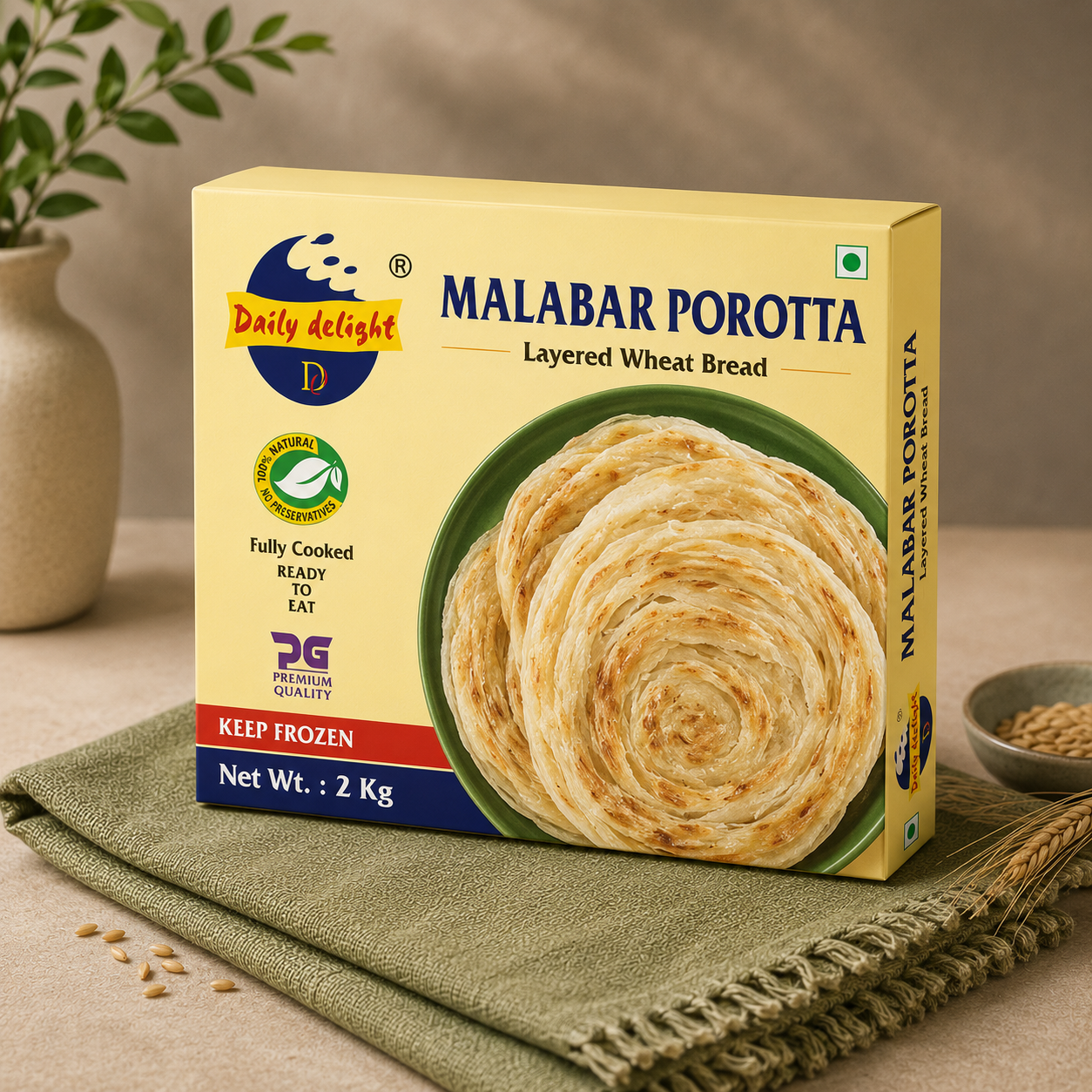Daily Delight Malabar Parotta 750g