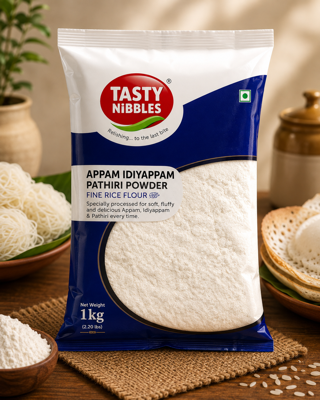 Tasty Nibble Appam Idiyappam Pathiri 1Kg