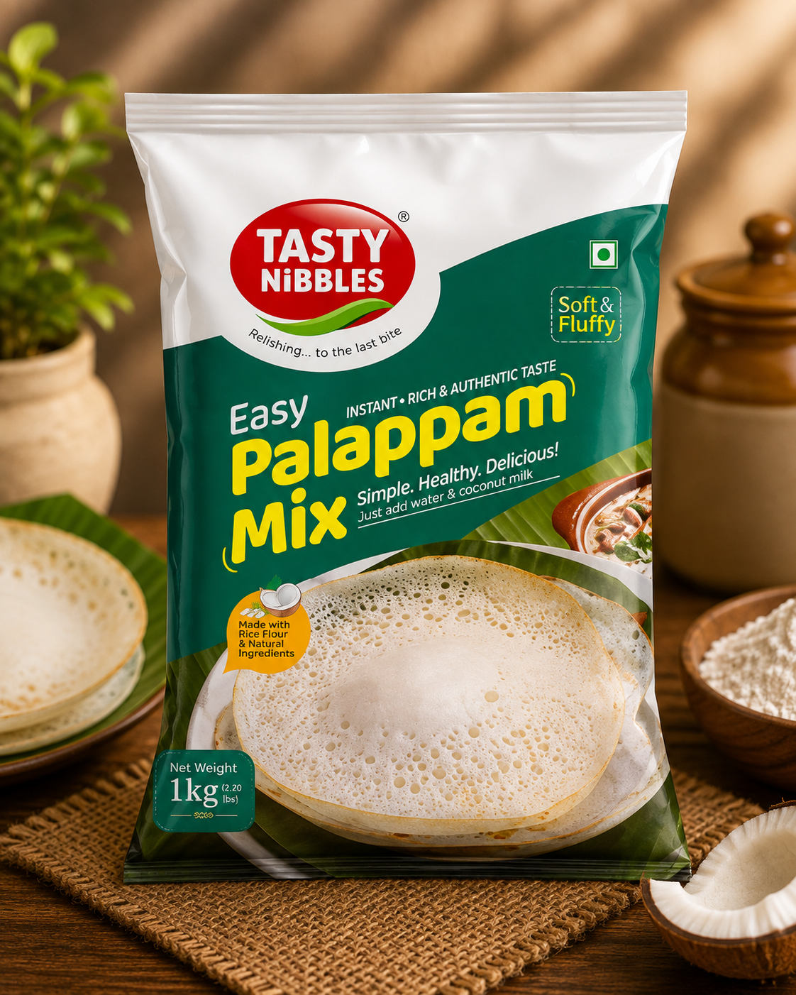 Tasty Nibbles Easy Palappam Mix 1Kg