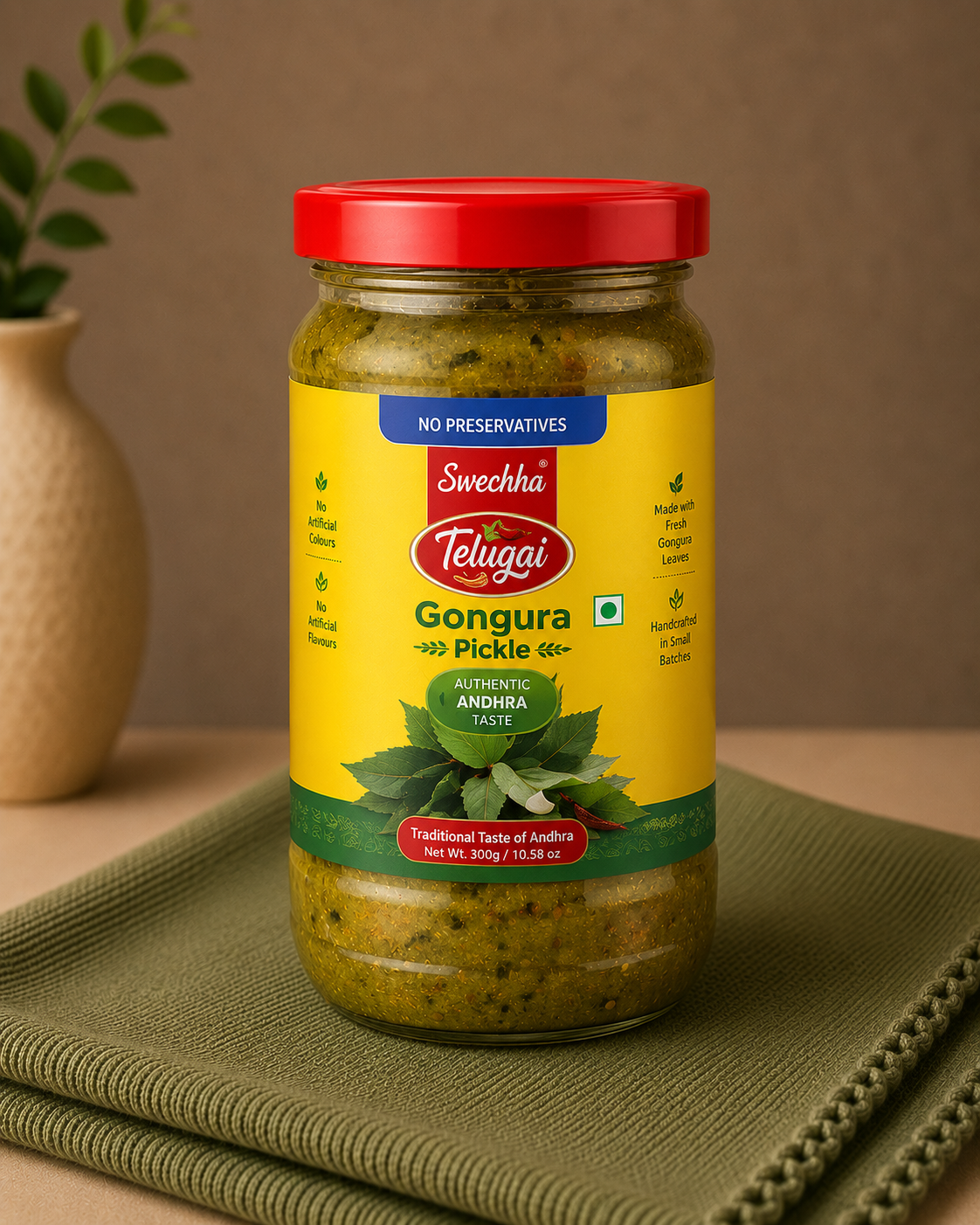 Telugu Foods Gongura Pickle 300g
