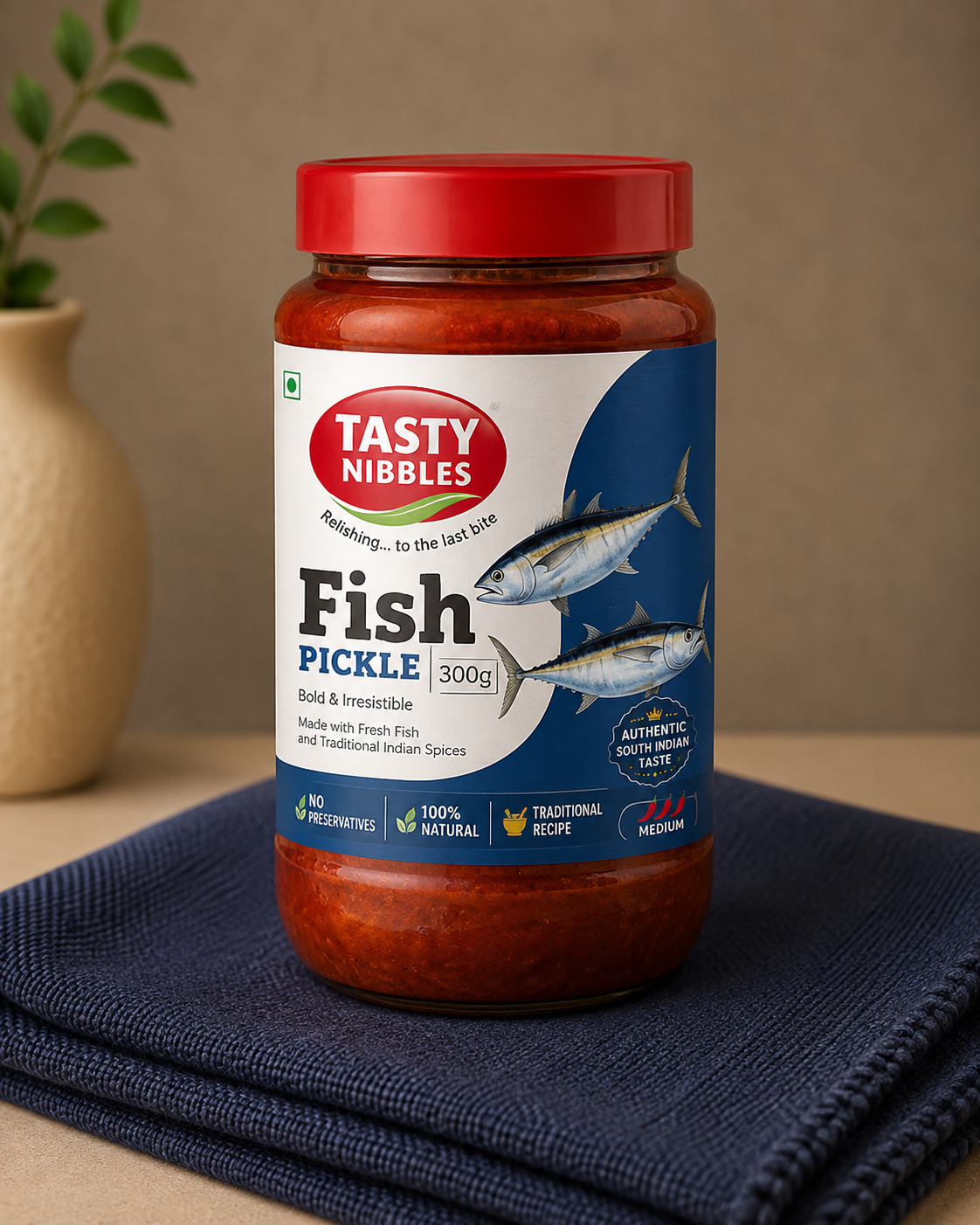 Tasty Nibbles Fish Pickle 400g