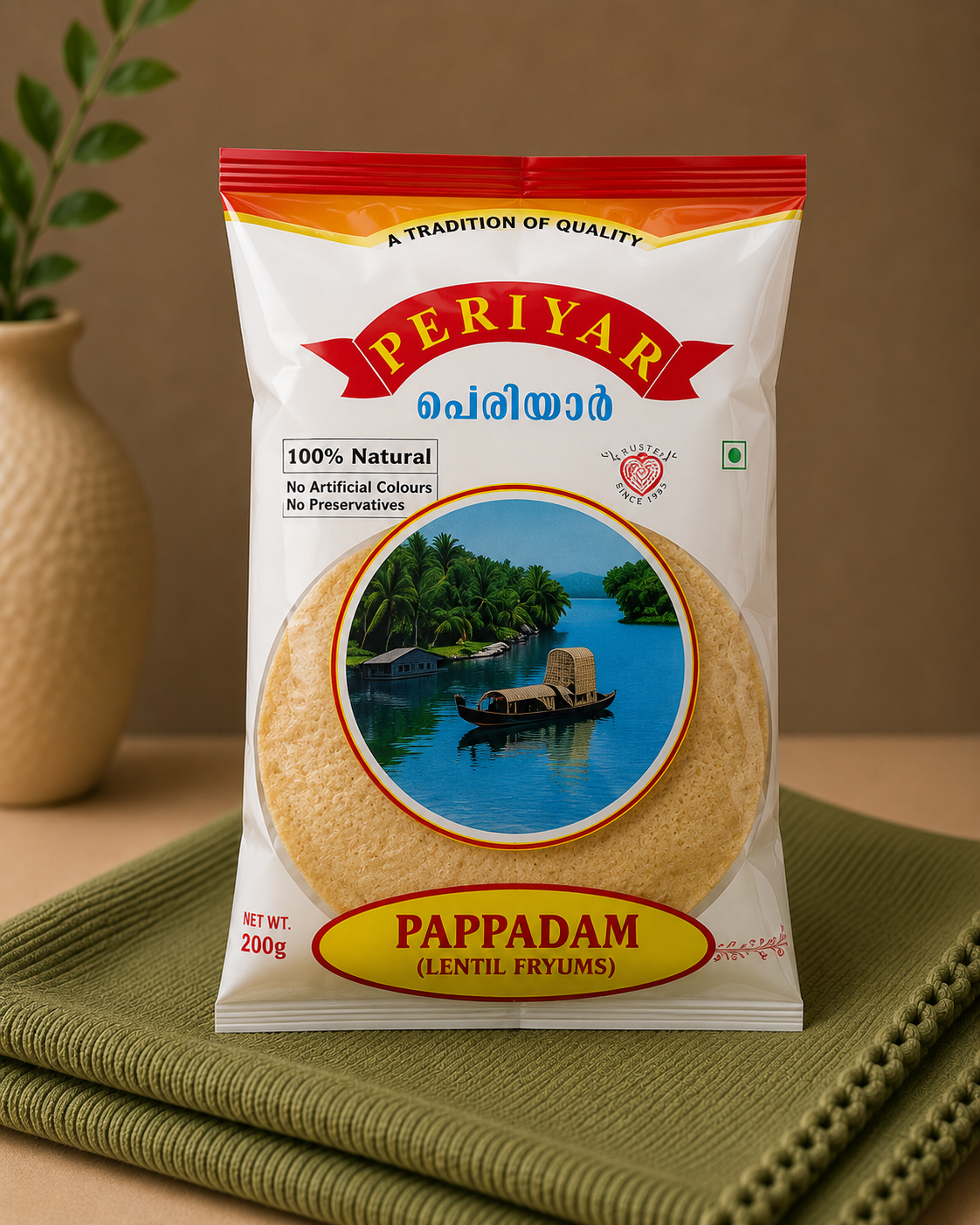 Periyar Pappadam 150g