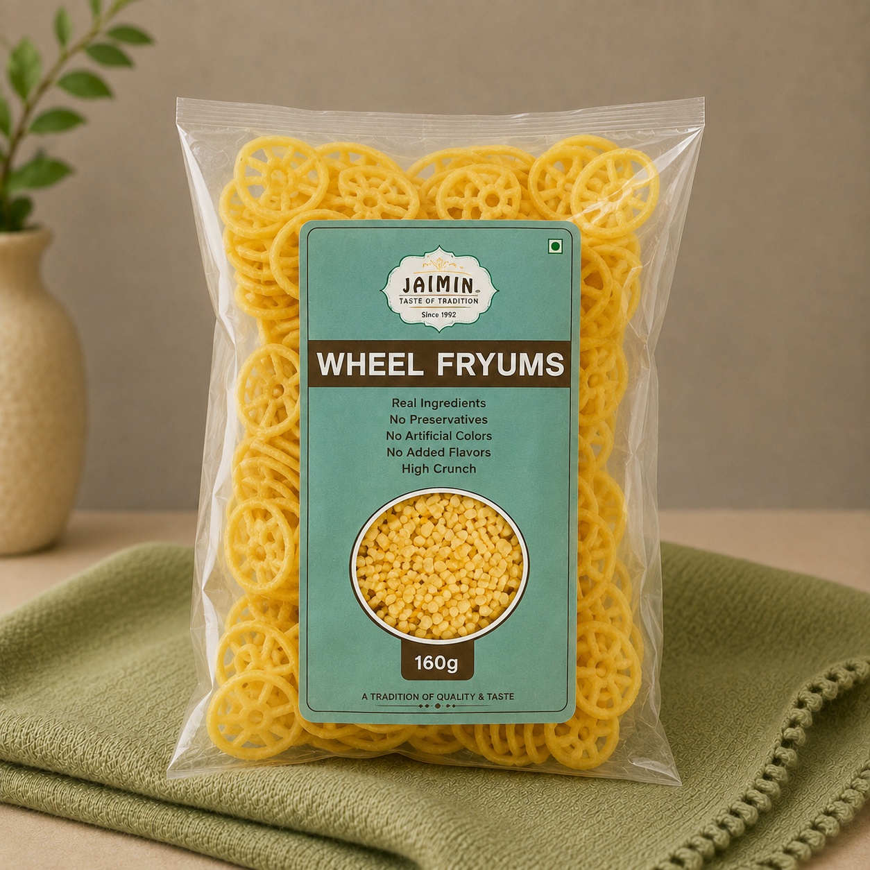 Lakshmi Wheel Fryums 200g