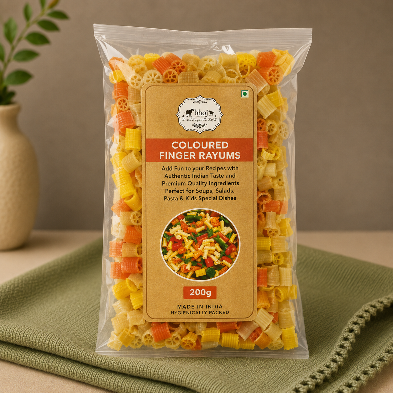 Lakshmi Coloured Fryums 200g