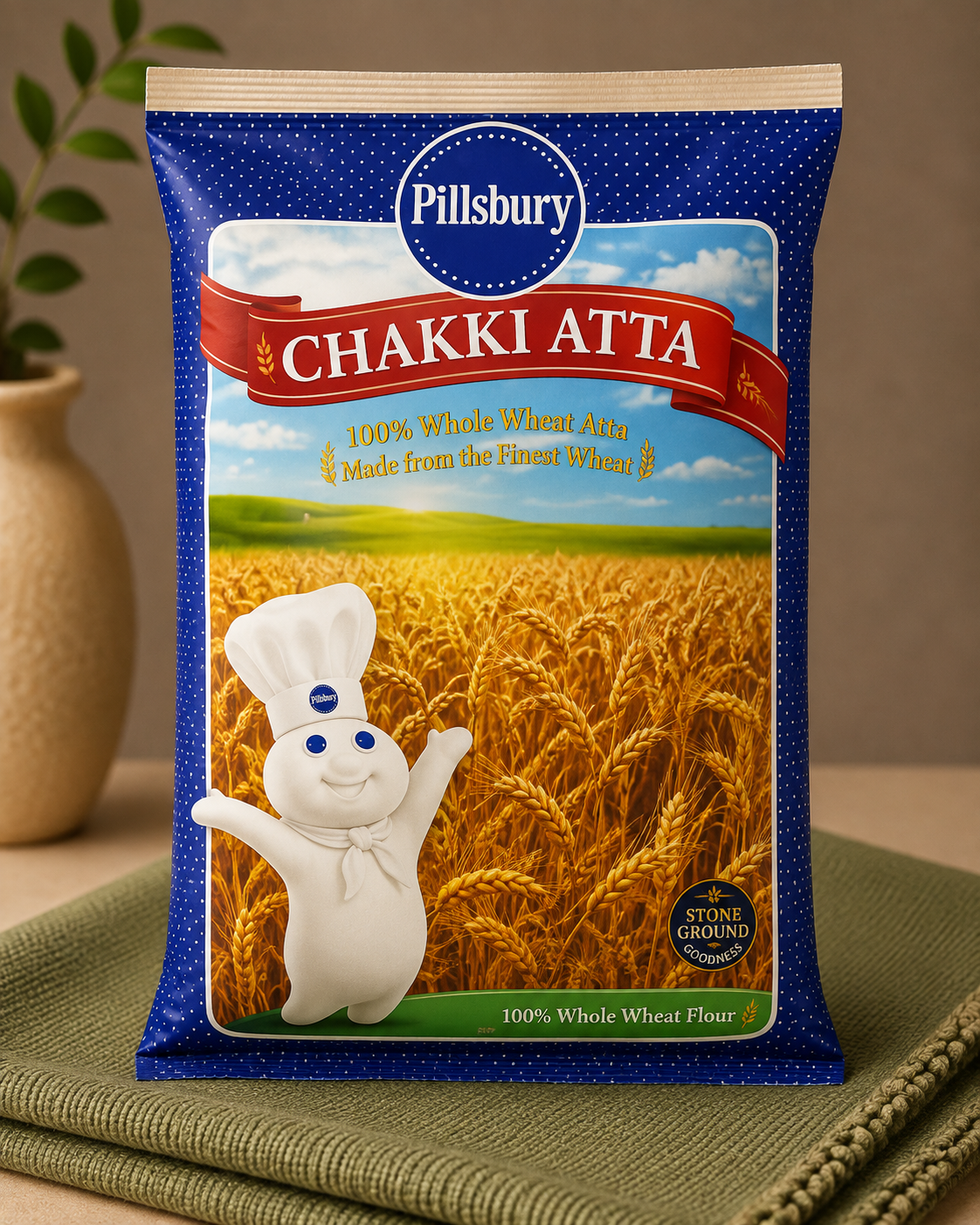 Pilsburry Chakki Fresh Atta 5Kg
