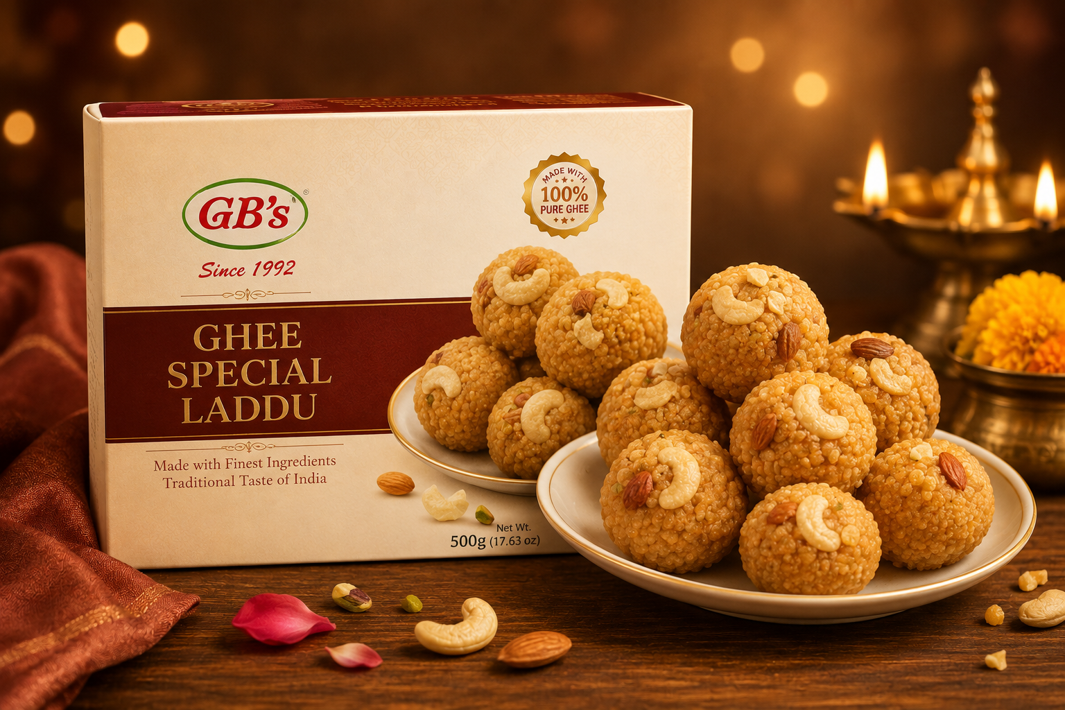 GRB Tirupati Ghee Laddu
