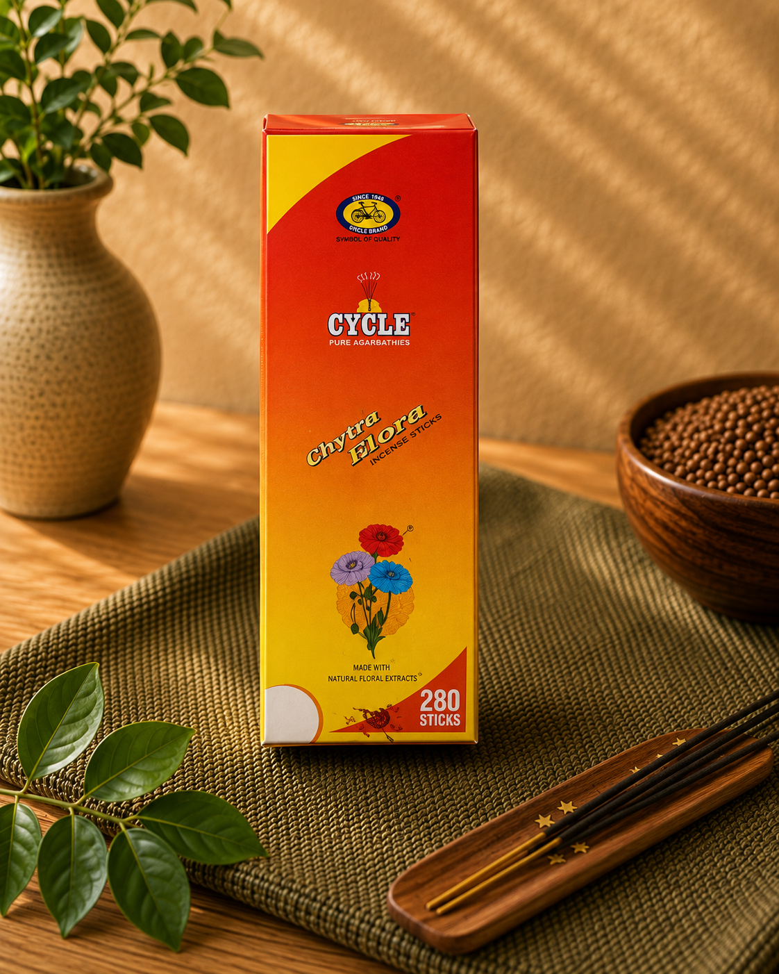 Cycle Pure Agarbatti 3 in 1 88g