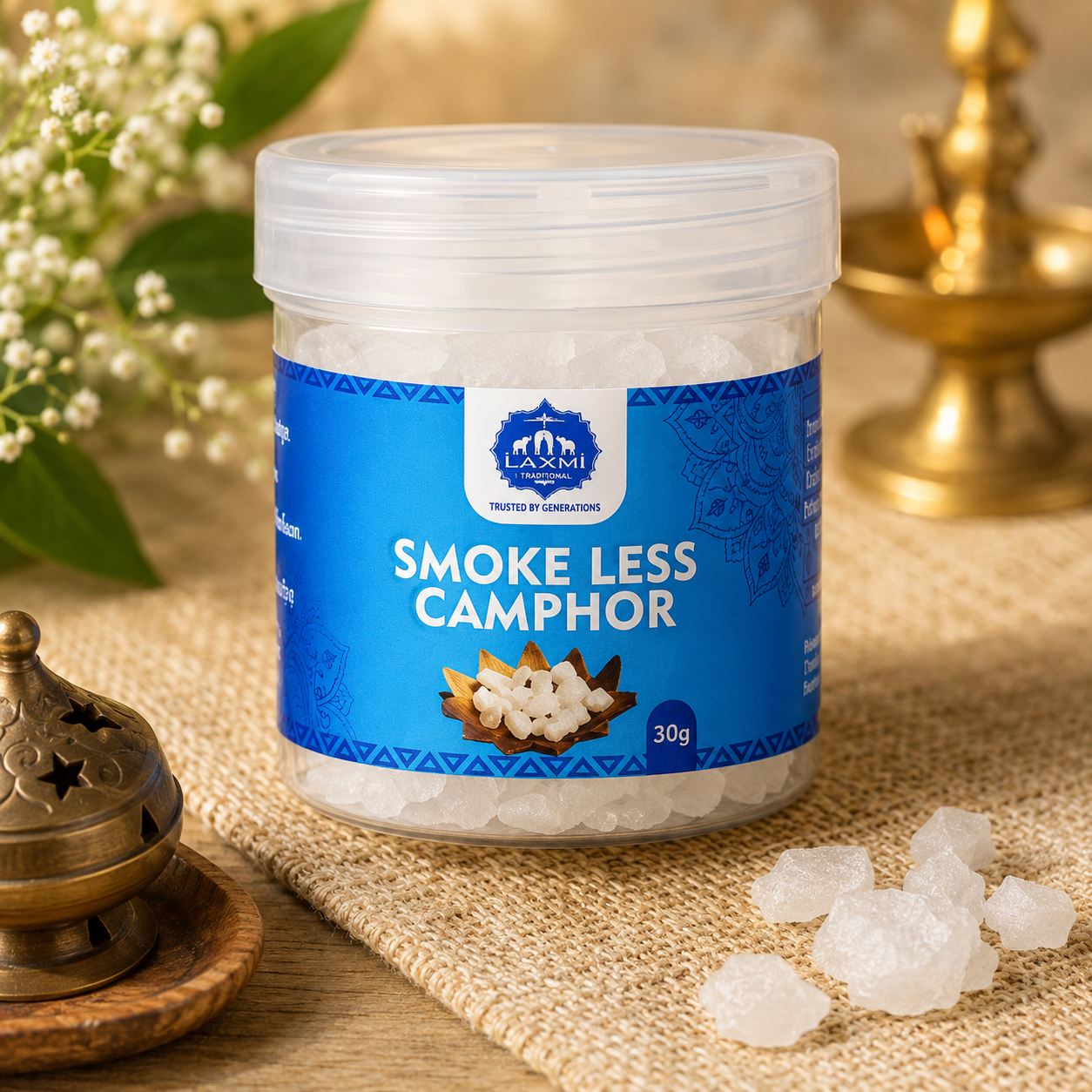 Lakshmi Smokeless camphor 40g