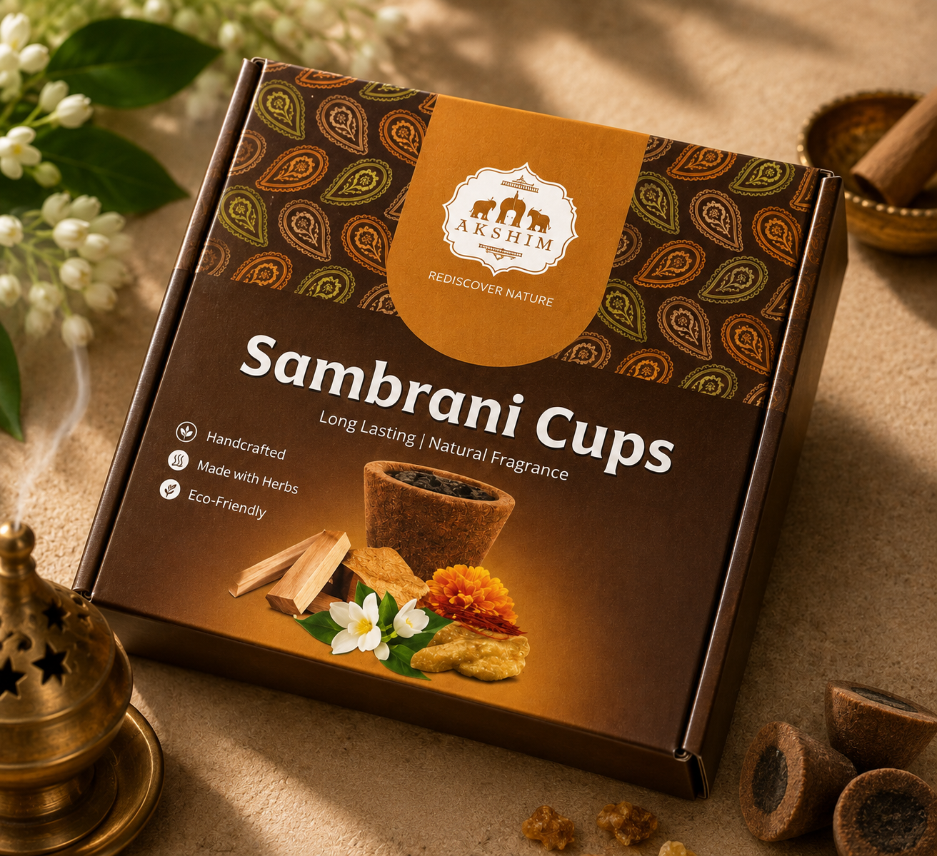 Lakshmi Sambrani Doop cups 9 Cups