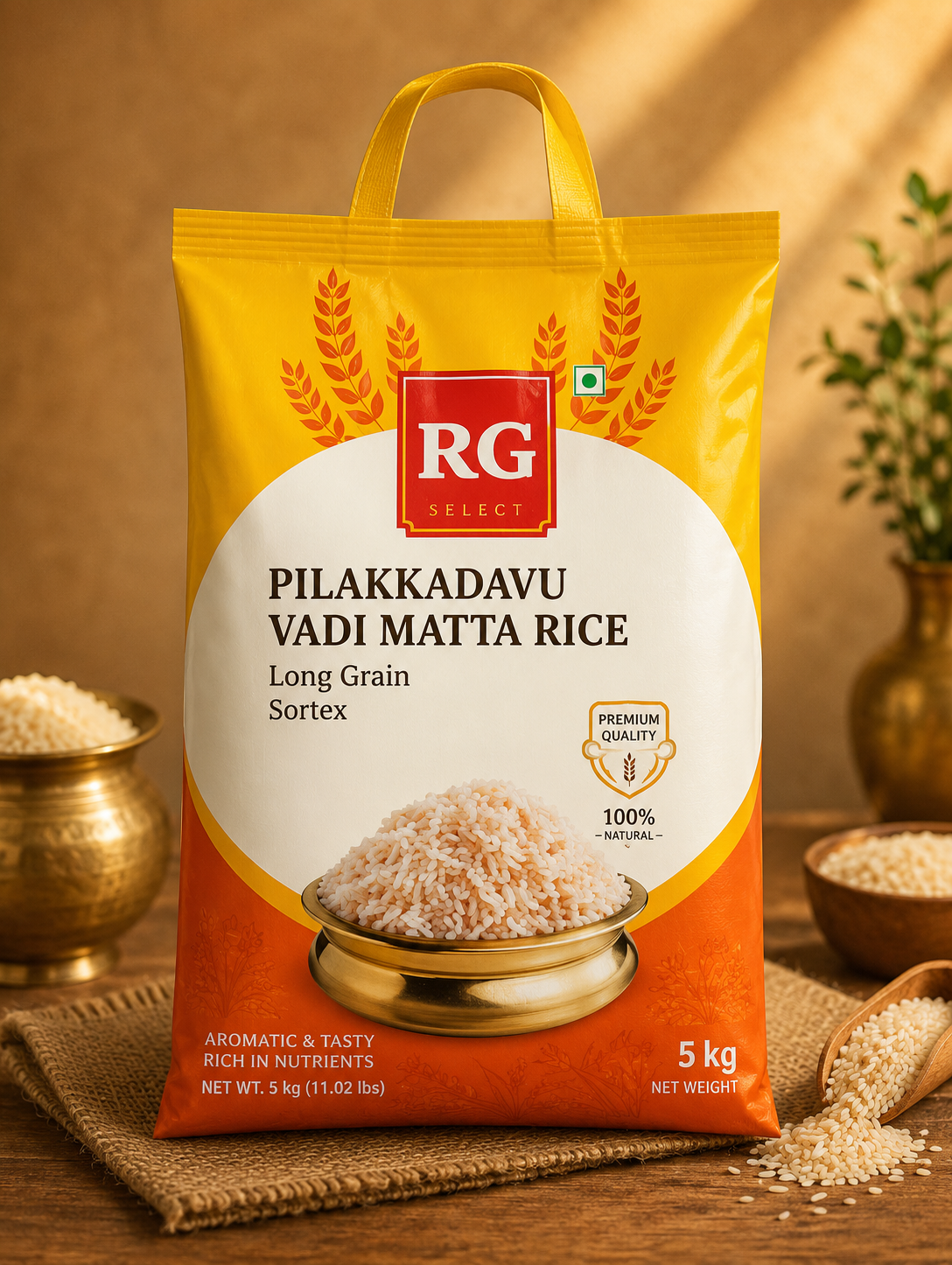 RG Palakkadan Vadi Matta Rice