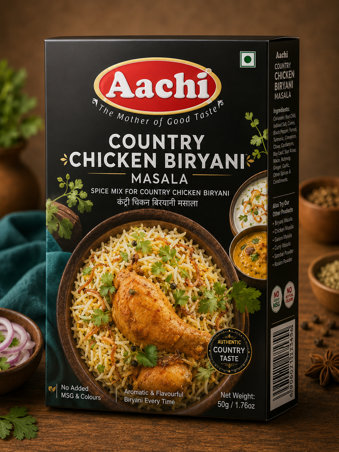 Aachi Country Chicken Biriyani Masala 45g