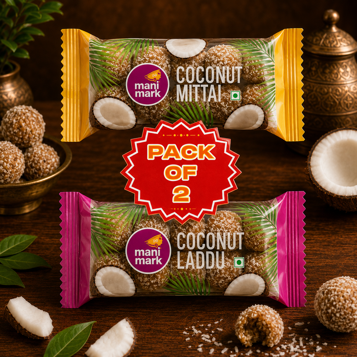 Manimark Coconut Mittai 140g